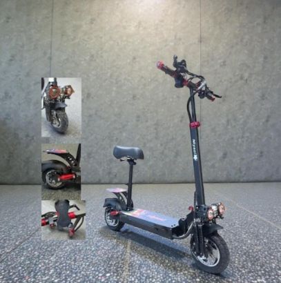 صورة سكوتر الوحش المطور 48 فولت بكفرات صحراوية